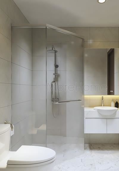 Mẫu vách kính phòng tắm đẹp